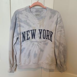 This sweatshirt is a size small from Abercrombie & Fitch
